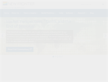 Tablet Screenshot of newfrontieradvisors.com